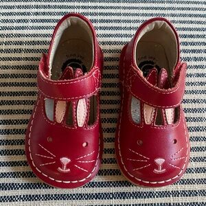 Livid & Luca Red Bunny Mary Jane Shoes